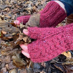Purple, Pine Green, denim blue cowl